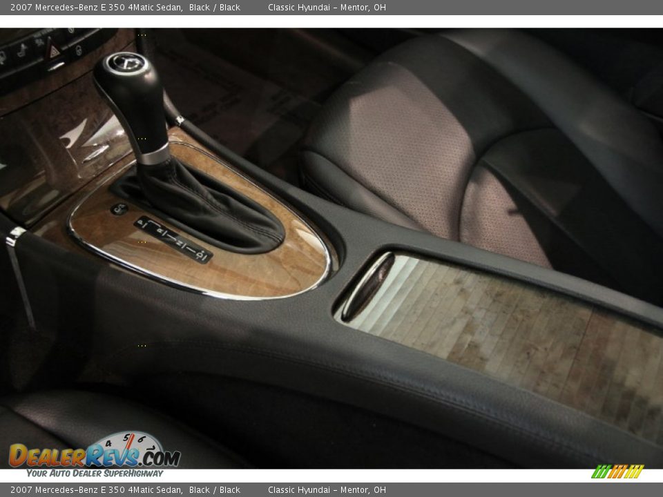 2007 Mercedes-Benz E 350 4Matic Sedan Black / Black Photo #13
