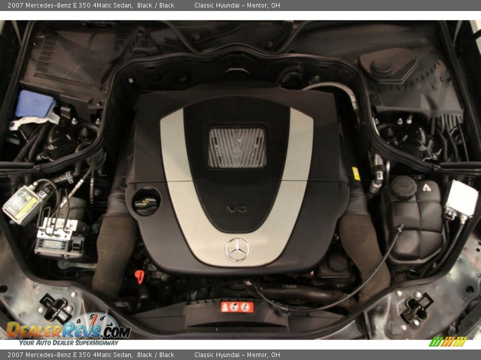 2007 Mercedes-Benz E 350 4Matic Sedan Black / Black Photo #18