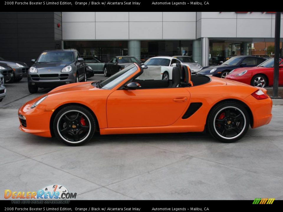 2008 Porsche Boxster S Limited Edition Orange / Black w/ Alcantara Seat Inlay Photo #21