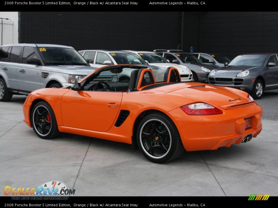 2008 Porsche Boxster S Limited Edition Orange / Black w/ Alcantara Seat Inlay Photo #22