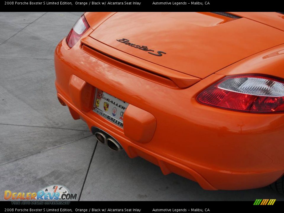 2008 Porsche Boxster S Limited Edition Orange / Black w/ Alcantara Seat Inlay Photo #23