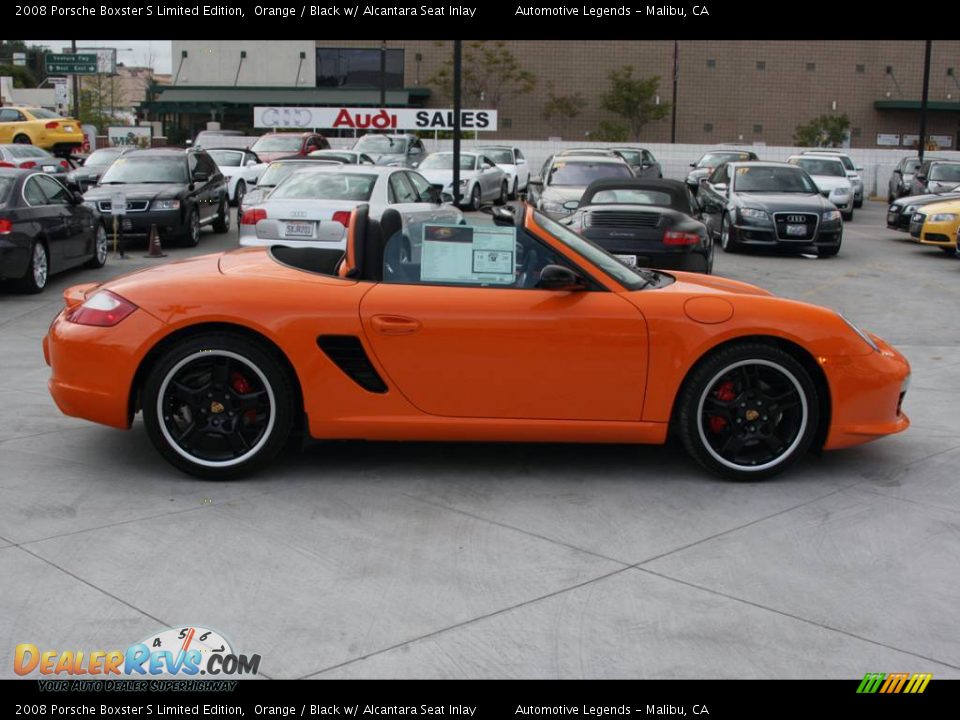 2008 Porsche Boxster S Limited Edition Orange / Black w/ Alcantara Seat Inlay Photo #24