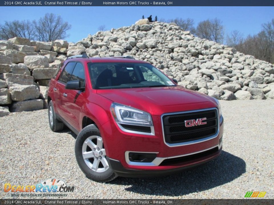 2014 GMC Acadia SLE Crystal Red Tintcoat / Ebony Photo #1