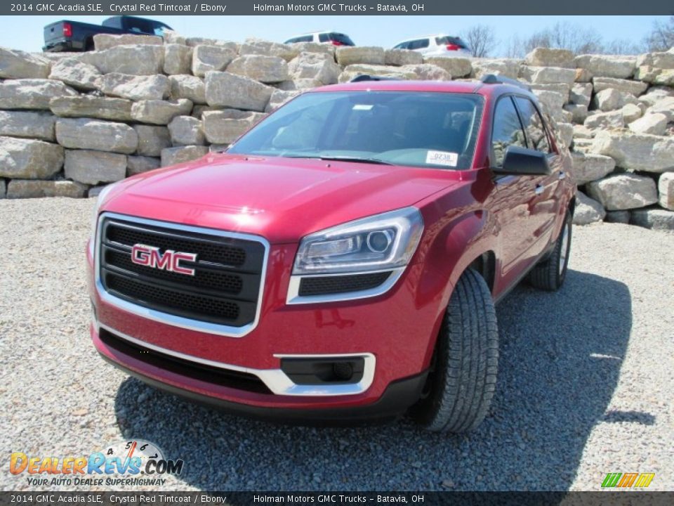 2014 GMC Acadia SLE Crystal Red Tintcoat / Ebony Photo #2