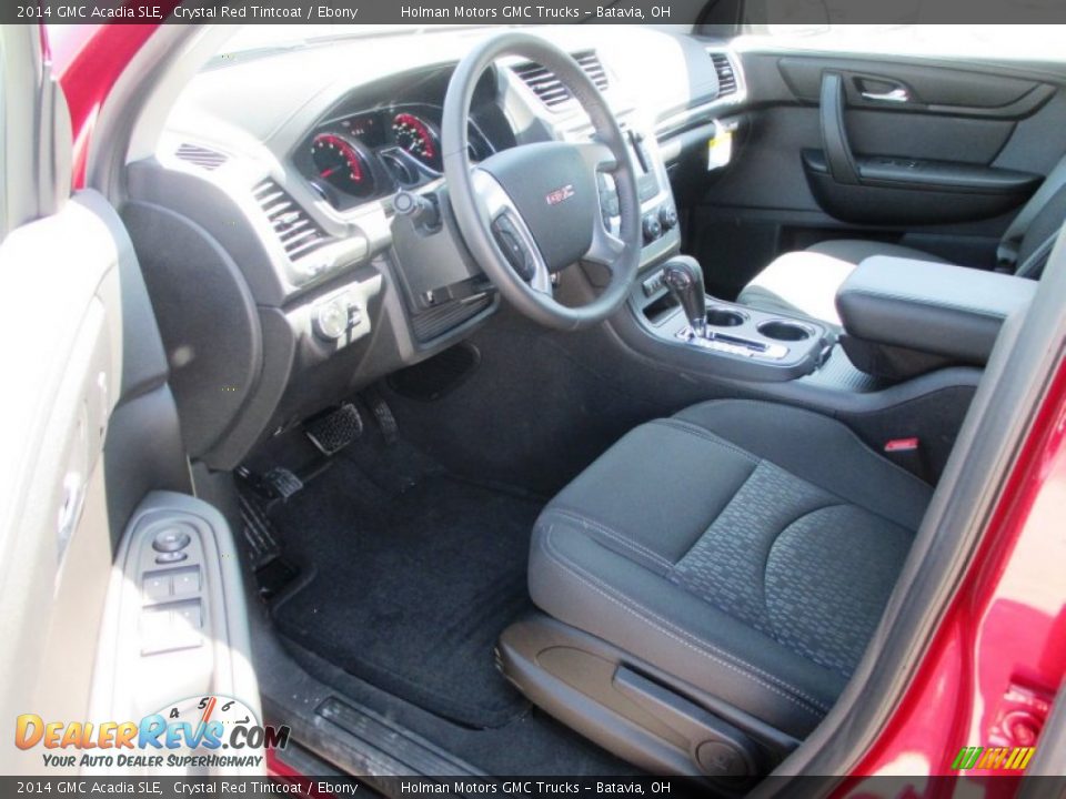 2014 GMC Acadia SLE Crystal Red Tintcoat / Ebony Photo #5