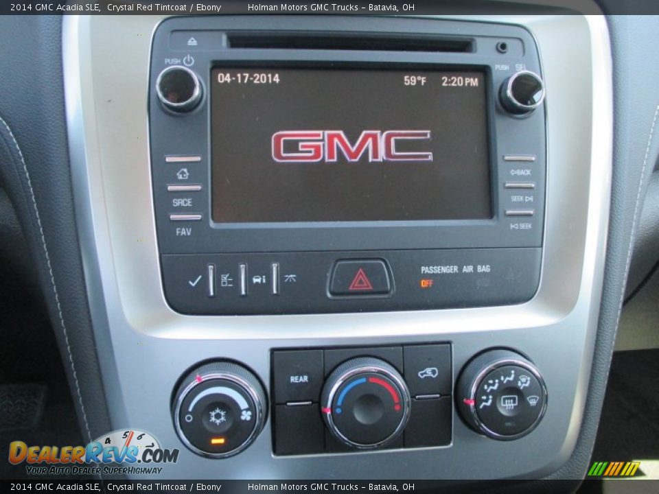 2014 GMC Acadia SLE Crystal Red Tintcoat / Ebony Photo #6