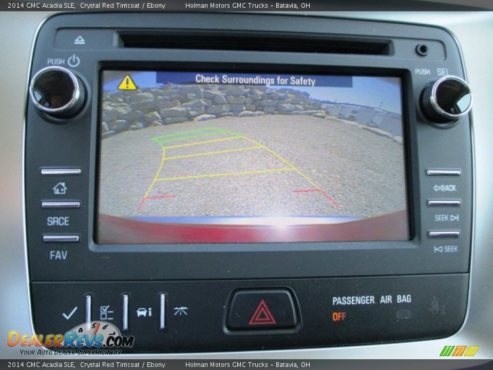 2014 GMC Acadia SLE Crystal Red Tintcoat / Ebony Photo #10
