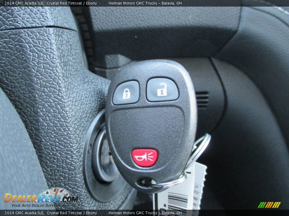2014 GMC Acadia SLE Crystal Red Tintcoat / Ebony Photo #12