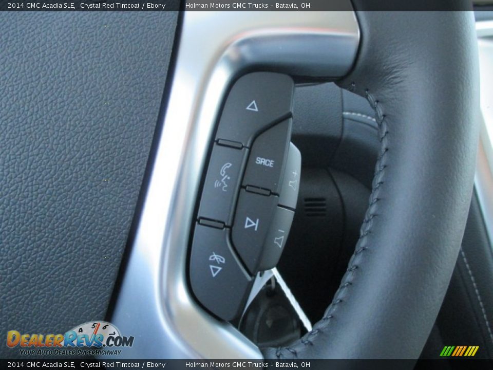 2014 GMC Acadia SLE Crystal Red Tintcoat / Ebony Photo #13