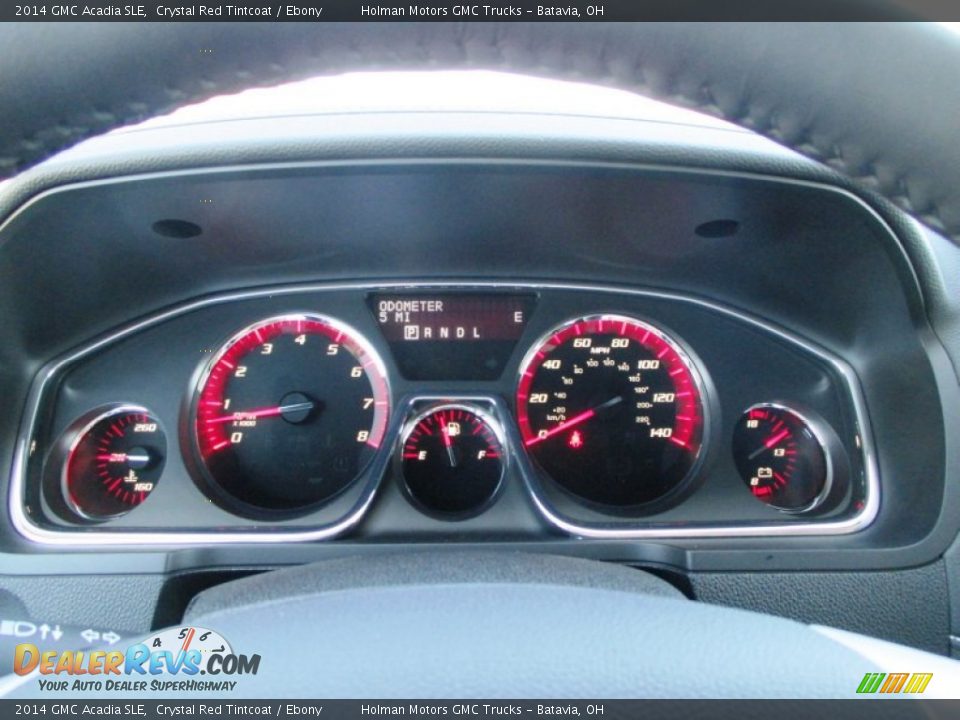 2014 GMC Acadia SLE Crystal Red Tintcoat / Ebony Photo #15