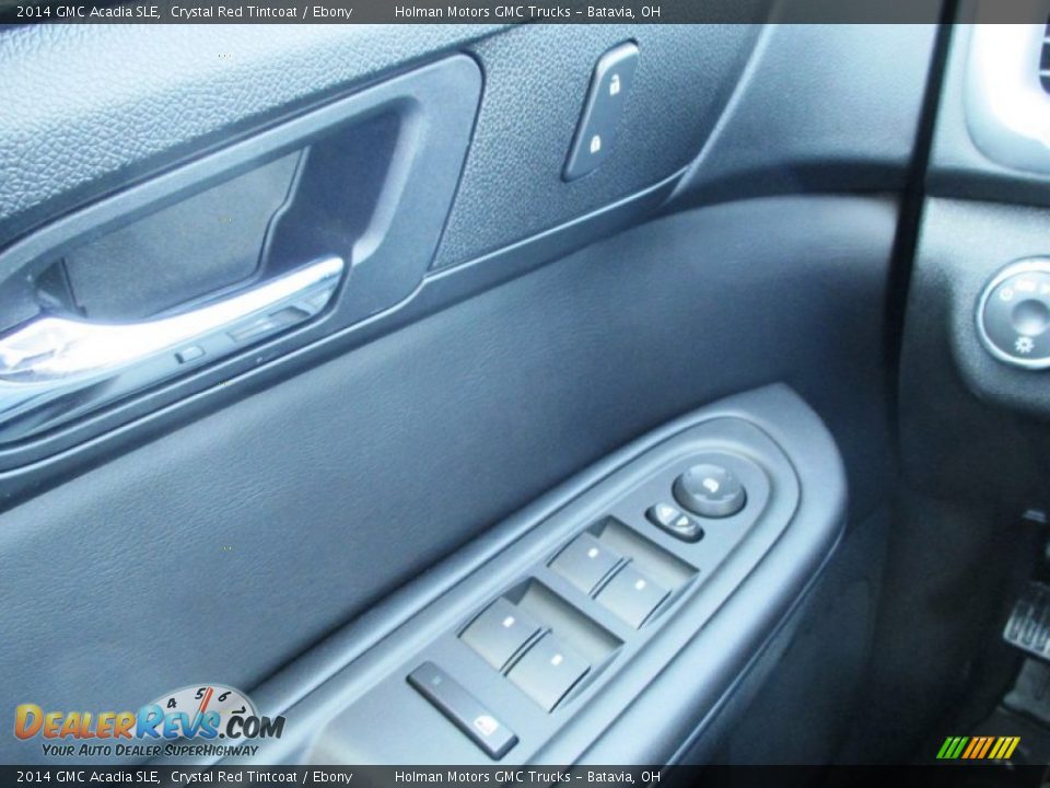 2014 GMC Acadia SLE Crystal Red Tintcoat / Ebony Photo #16