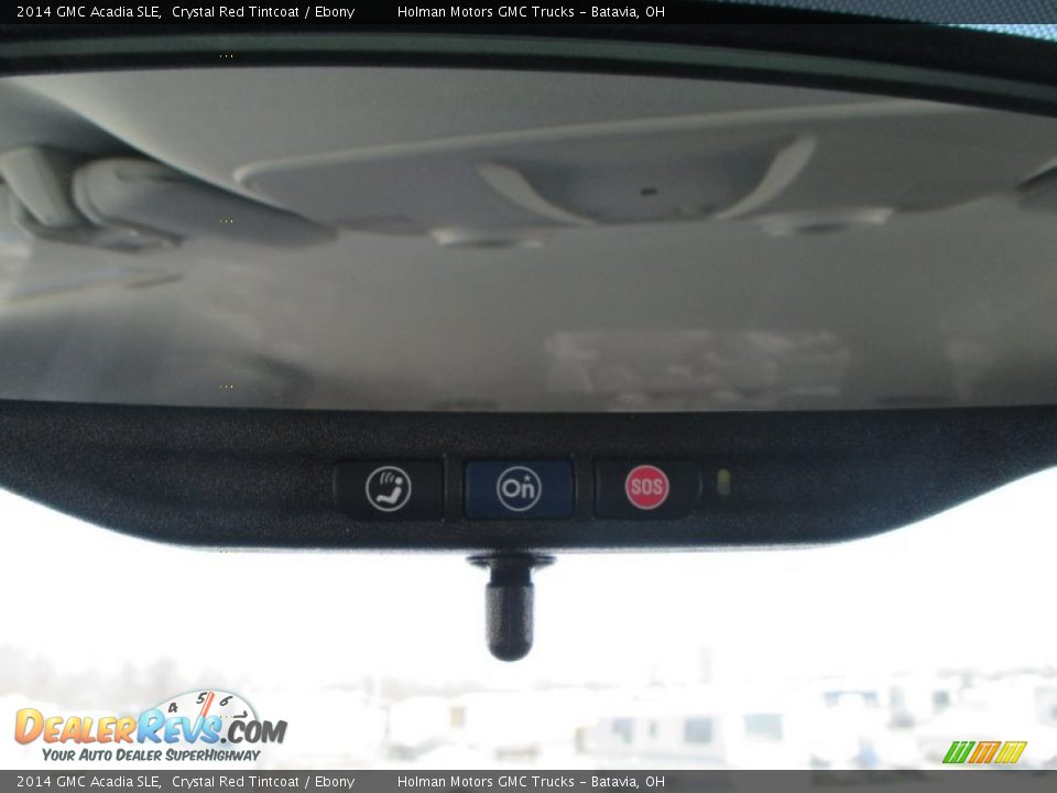 2014 GMC Acadia SLE Crystal Red Tintcoat / Ebony Photo #18