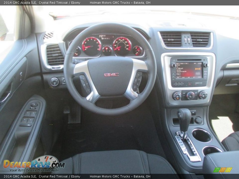 2014 GMC Acadia SLE Crystal Red Tintcoat / Ebony Photo #19
