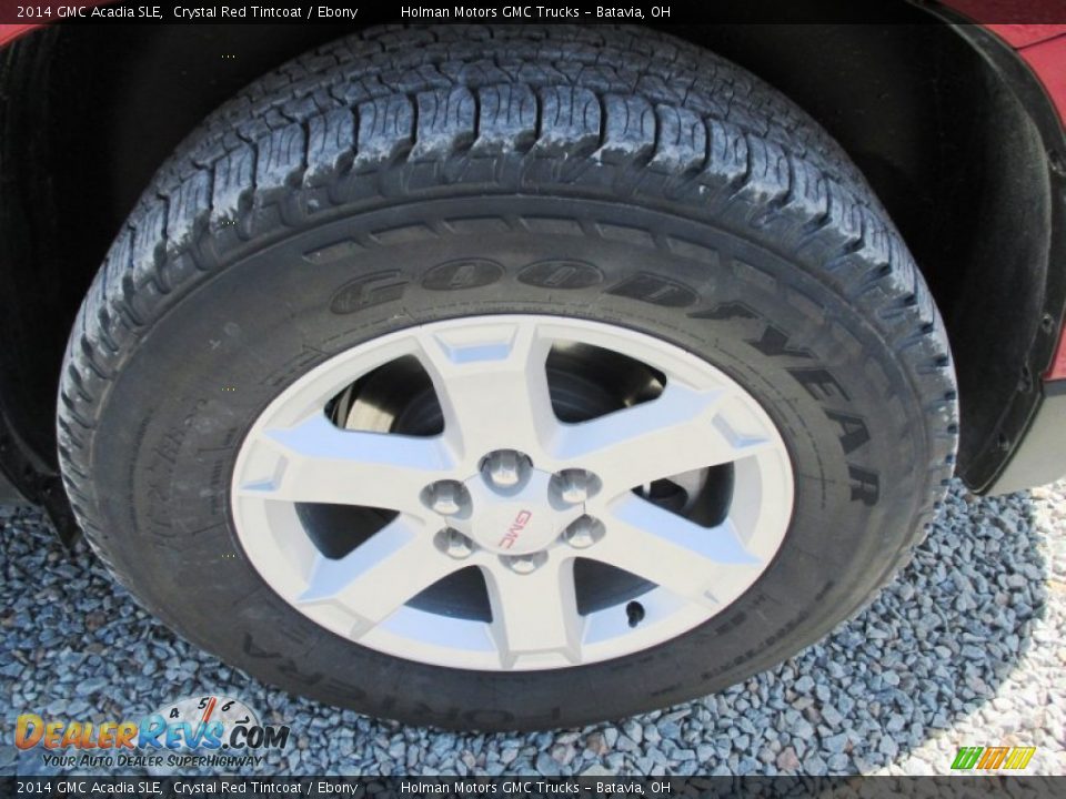 2014 GMC Acadia SLE Crystal Red Tintcoat / Ebony Photo #22