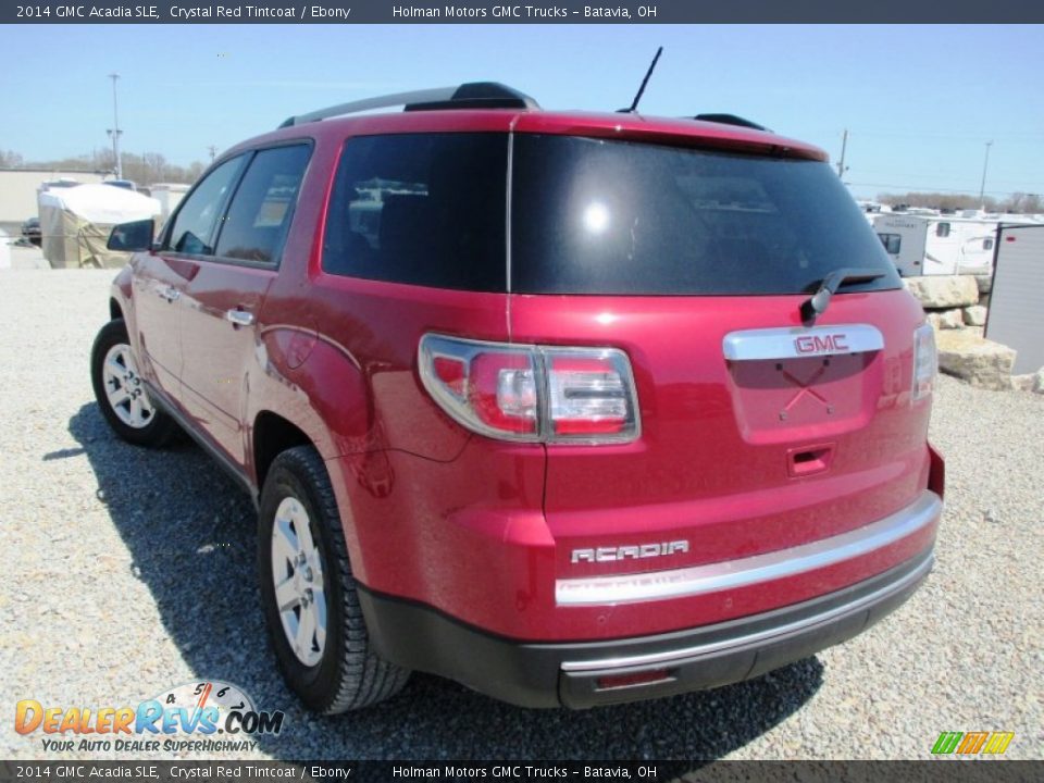 2014 GMC Acadia SLE Crystal Red Tintcoat / Ebony Photo #23