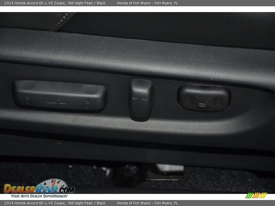 2014 Honda Accord EX-L V6 Coupe Still Night Pearl / Black Photo #9
