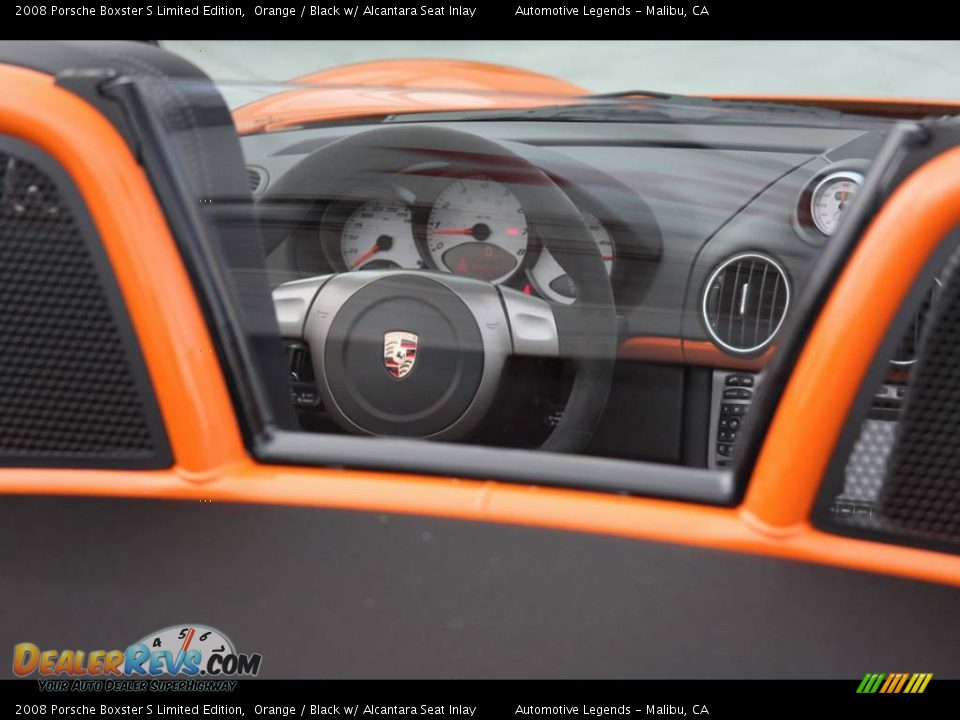 2008 Porsche Boxster S Limited Edition Orange / Black w/ Alcantara Seat Inlay Photo #25