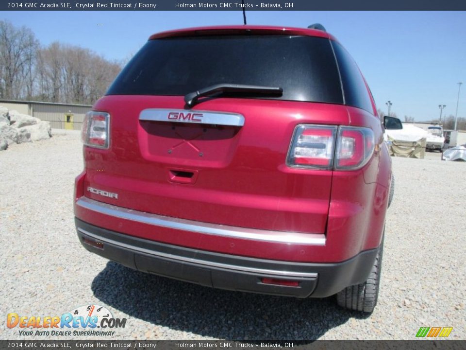2014 GMC Acadia SLE Crystal Red Tintcoat / Ebony Photo #27