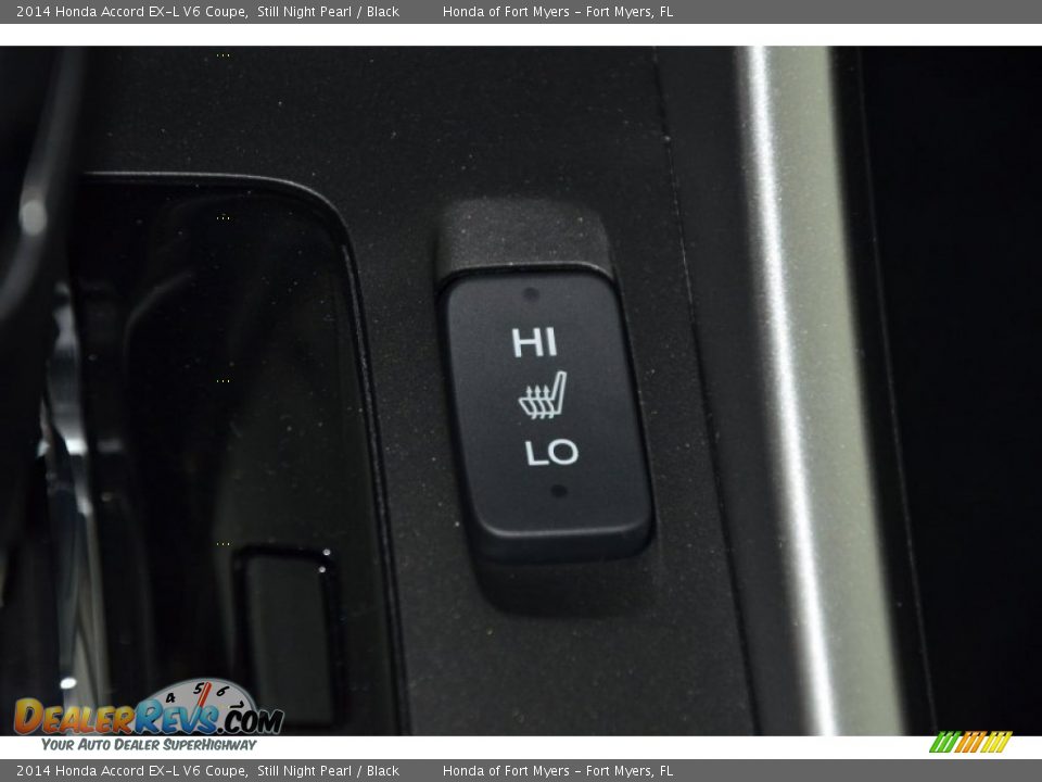 2014 Honda Accord EX-L V6 Coupe Still Night Pearl / Black Photo #12