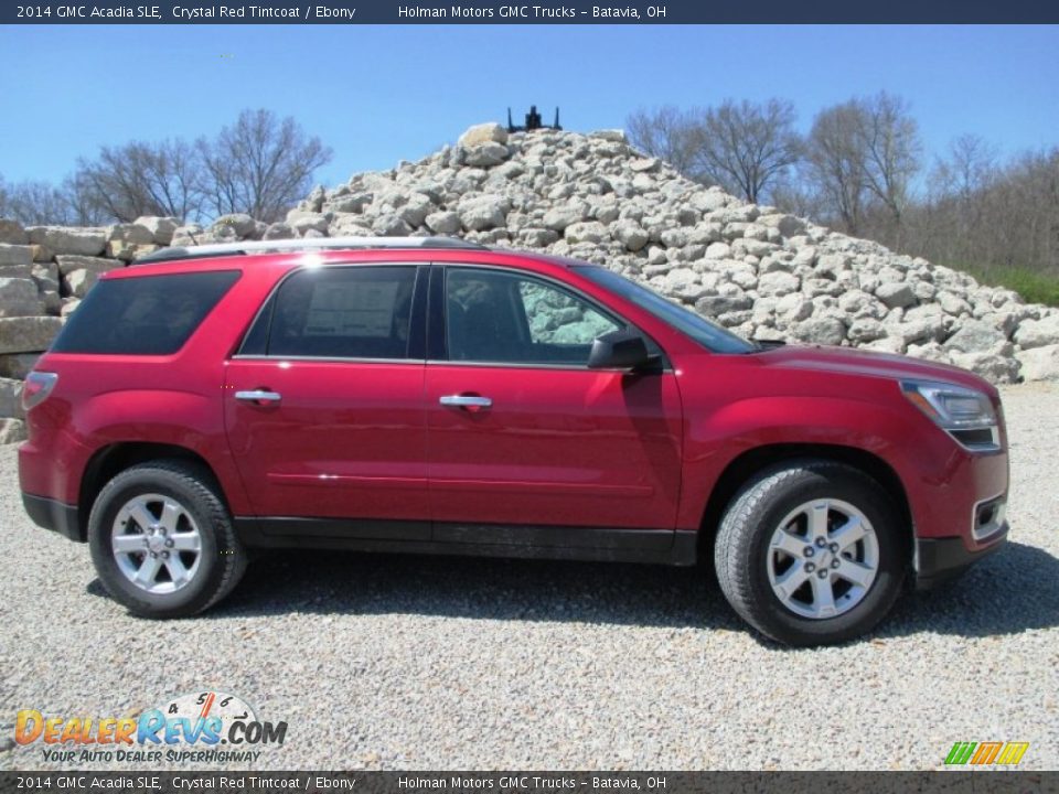 2014 GMC Acadia SLE Crystal Red Tintcoat / Ebony Photo #31