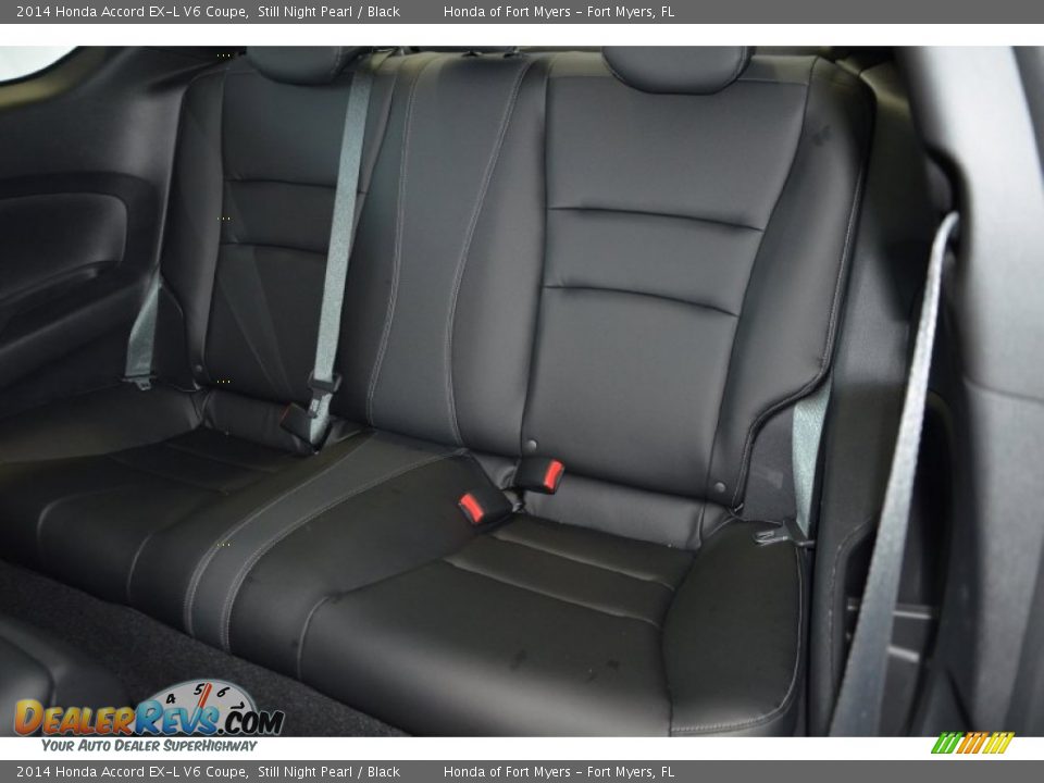 2014 Honda Accord EX-L V6 Coupe Still Night Pearl / Black Photo #22
