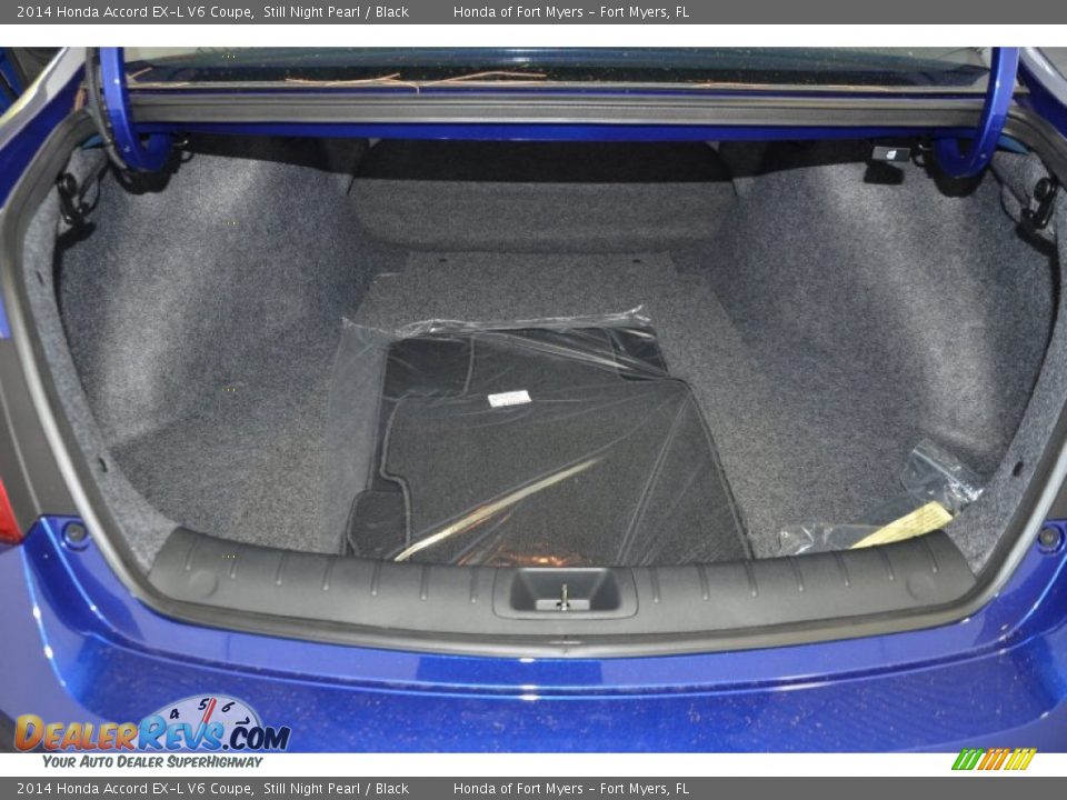 2014 Honda Accord EX-L V6 Coupe Still Night Pearl / Black Photo #23