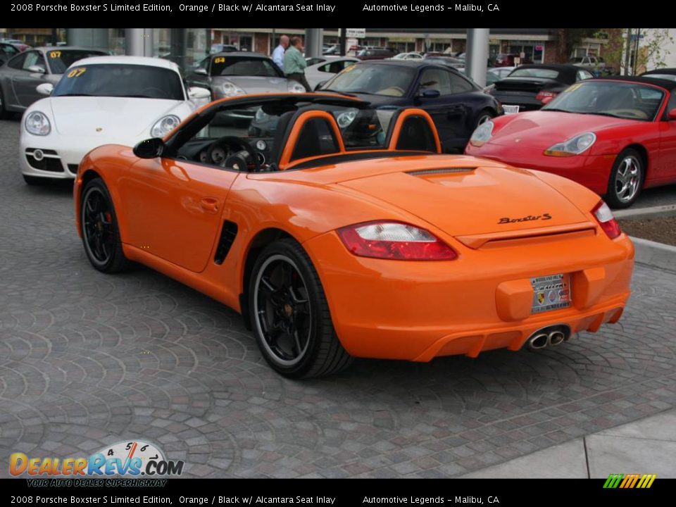 2008 Porsche Boxster S Limited Edition Orange / Black w/ Alcantara Seat Inlay Photo #27