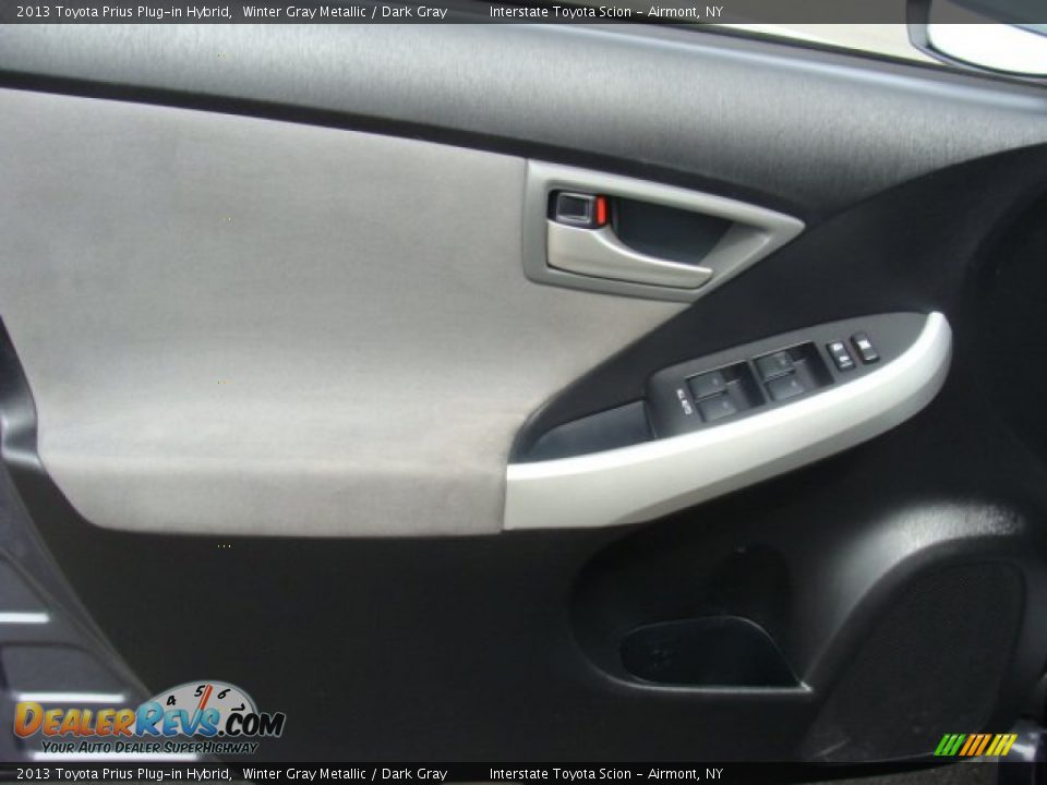2013 Toyota Prius Plug-in Hybrid Winter Gray Metallic / Dark Gray Photo #7