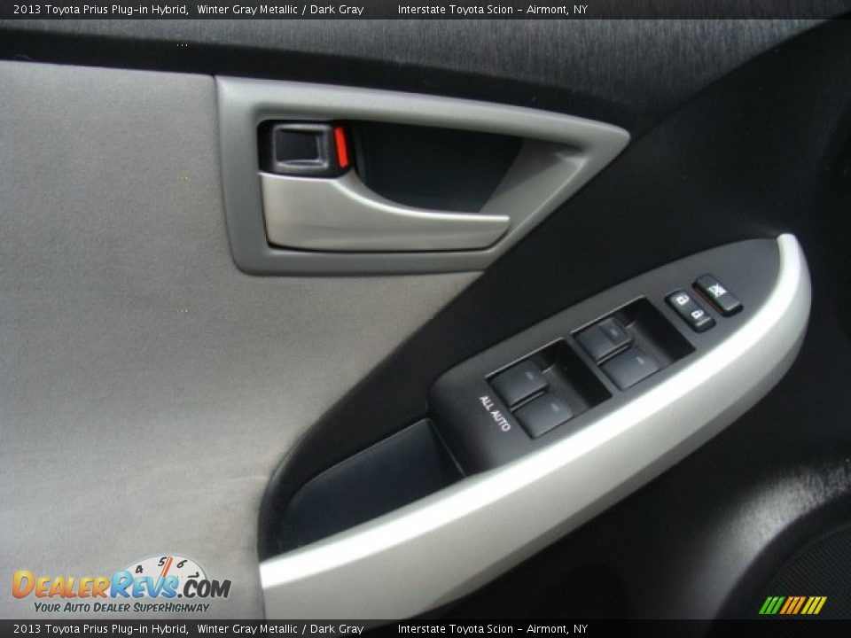 2013 Toyota Prius Plug-in Hybrid Winter Gray Metallic / Dark Gray Photo #8