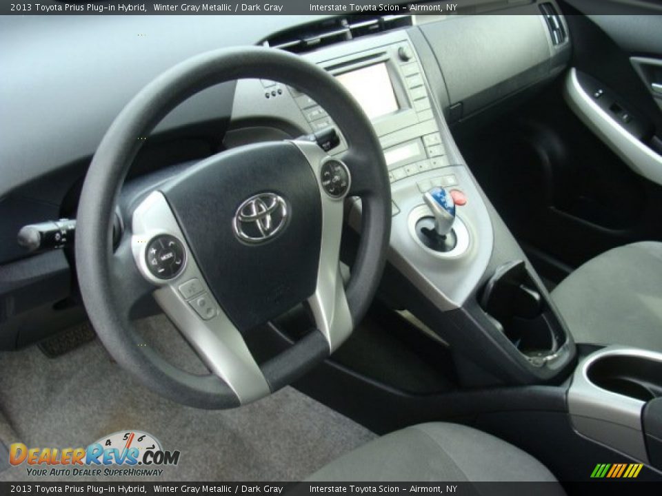 2013 Toyota Prius Plug-in Hybrid Winter Gray Metallic / Dark Gray Photo #9