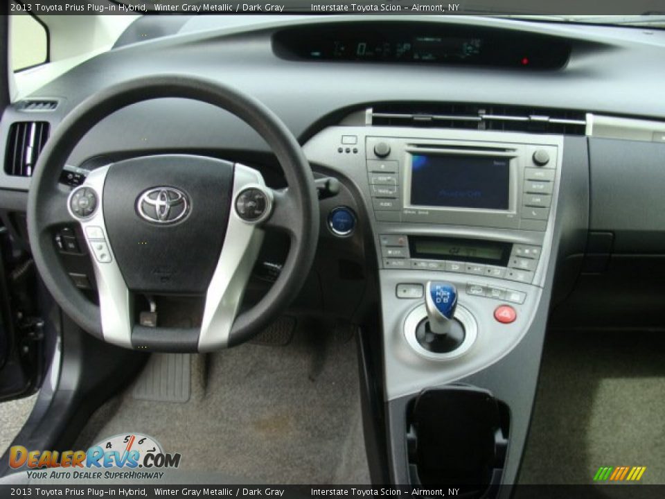 2013 Toyota Prius Plug-in Hybrid Winter Gray Metallic / Dark Gray Photo #11