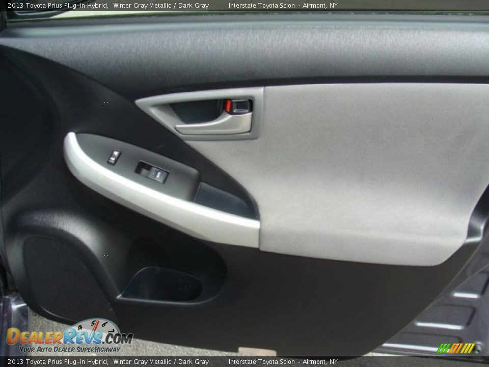 2013 Toyota Prius Plug-in Hybrid Winter Gray Metallic / Dark Gray Photo #20