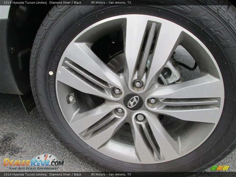2014 Hyundai Tucson Limited Diamond Silver / Black Photo #4