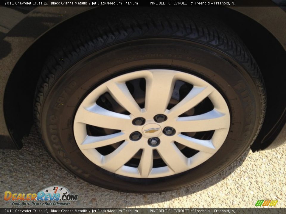 2011 Chevrolet Cruze LS Black Granite Metallic / Jet Black/Medium Titanium Photo #6