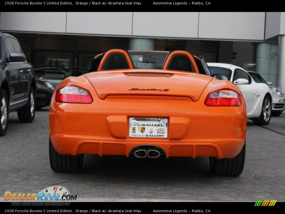 2008 Porsche Boxster S Limited Edition Orange / Black w/ Alcantara Seat Inlay Photo #29