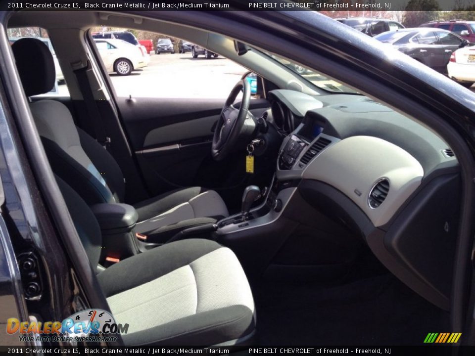 2011 Chevrolet Cruze LS Black Granite Metallic / Jet Black/Medium Titanium Photo #11