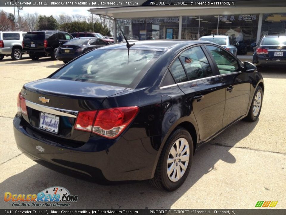 2011 Chevrolet Cruze LS Black Granite Metallic / Jet Black/Medium Titanium Photo #14