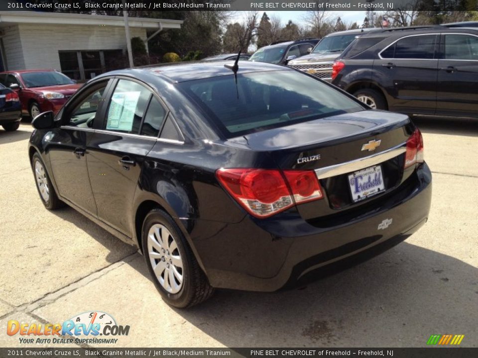 2011 Chevrolet Cruze LS Black Granite Metallic / Jet Black/Medium Titanium Photo #16