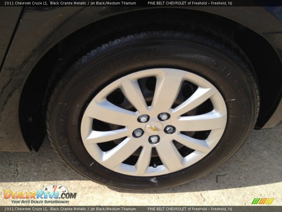 2011 Chevrolet Cruze LS Black Granite Metallic / Jet Black/Medium Titanium Photo #17