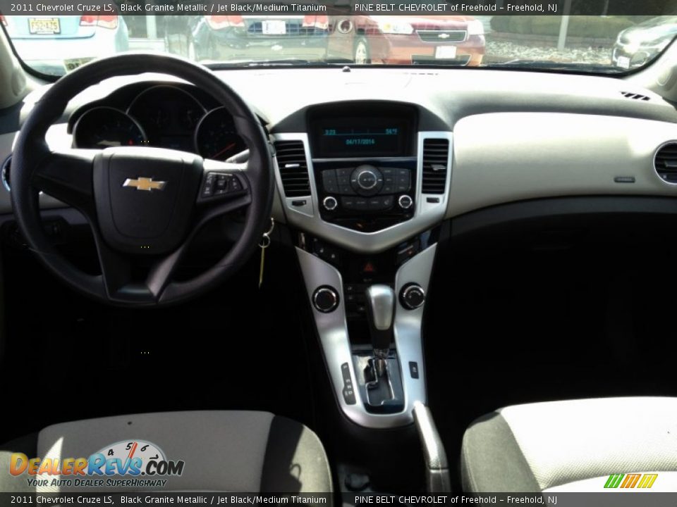 2011 Chevrolet Cruze LS Black Granite Metallic / Jet Black/Medium Titanium Photo #21
