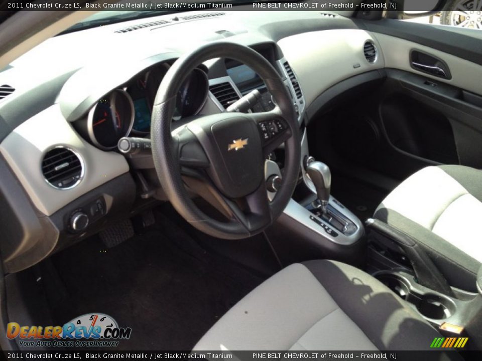 2011 Chevrolet Cruze LS Black Granite Metallic / Jet Black/Medium Titanium Photo #23