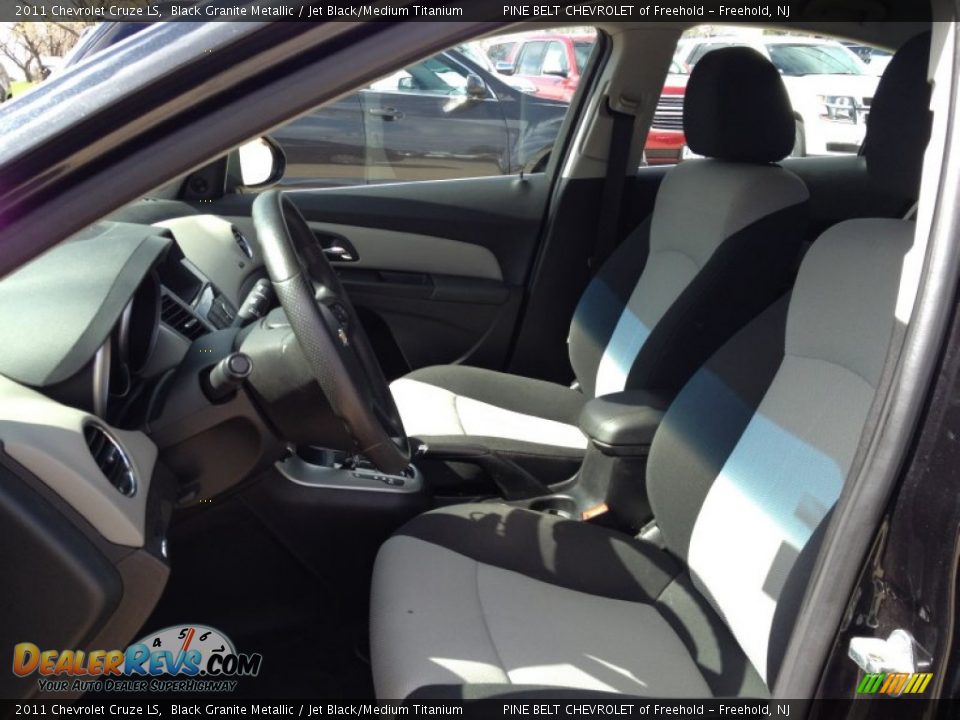 2011 Chevrolet Cruze LS Black Granite Metallic / Jet Black/Medium Titanium Photo #24