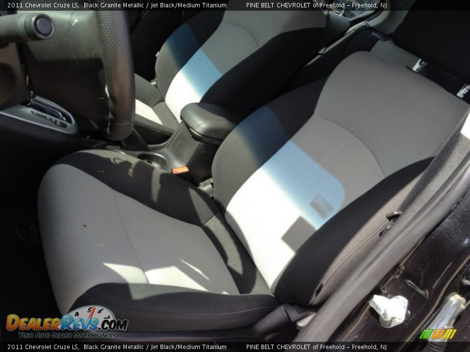 2011 Chevrolet Cruze LS Black Granite Metallic / Jet Black/Medium Titanium Photo #25