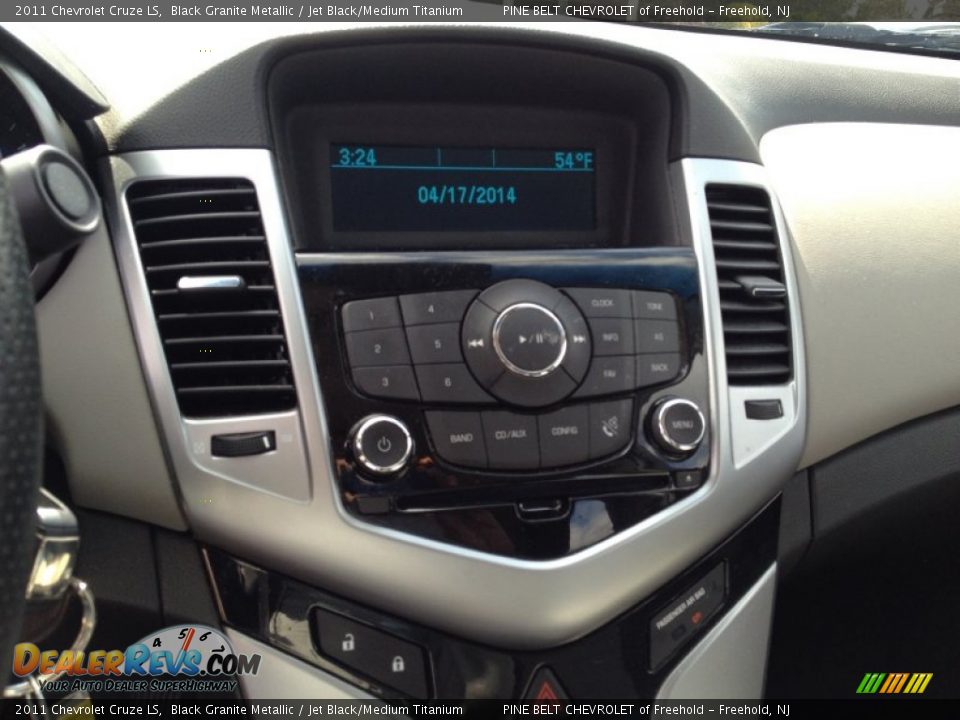 2011 Chevrolet Cruze LS Black Granite Metallic / Jet Black/Medium Titanium Photo #28