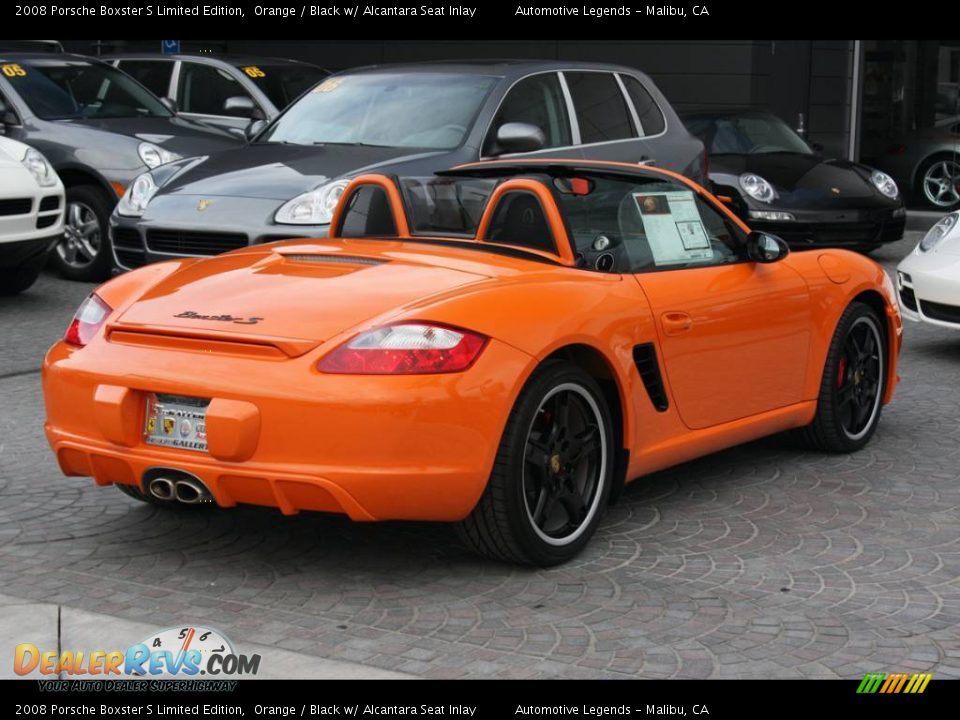 2008 Porsche Boxster S Limited Edition Orange / Black w/ Alcantara Seat Inlay Photo #31