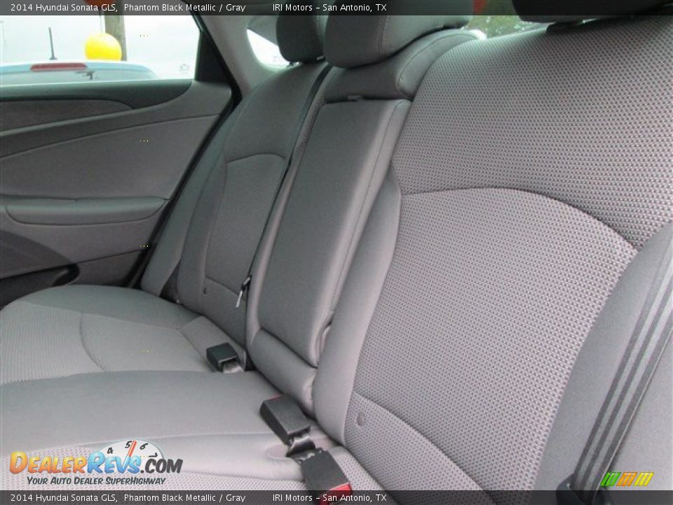 2014 Hyundai Sonata GLS Phantom Black Metallic / Gray Photo #9