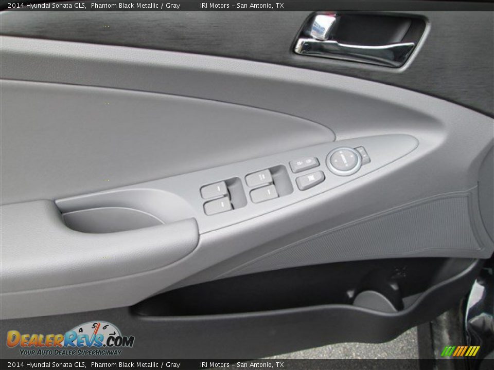 2014 Hyundai Sonata GLS Phantom Black Metallic / Gray Photo #12