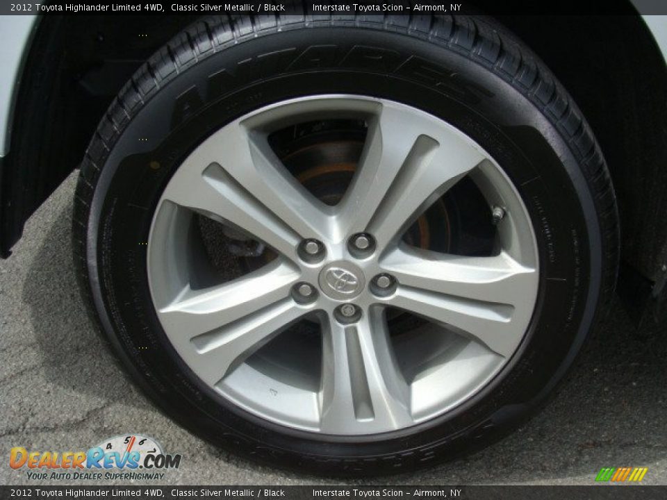 2012 Toyota Highlander Limited 4WD Classic Silver Metallic / Black Photo #24