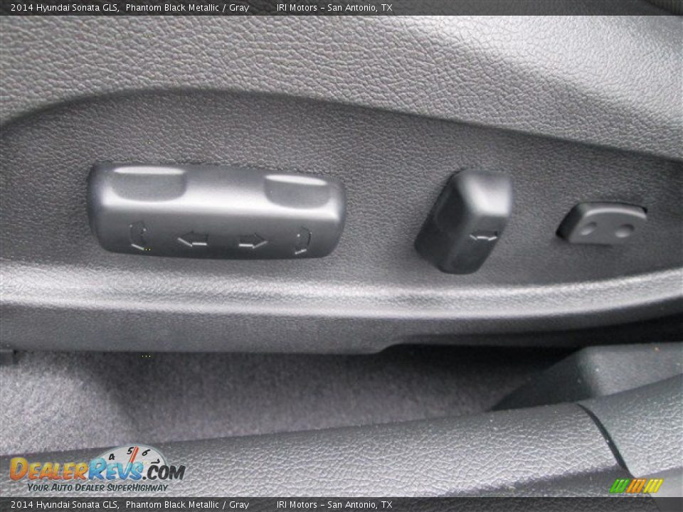 2014 Hyundai Sonata GLS Phantom Black Metallic / Gray Photo #14