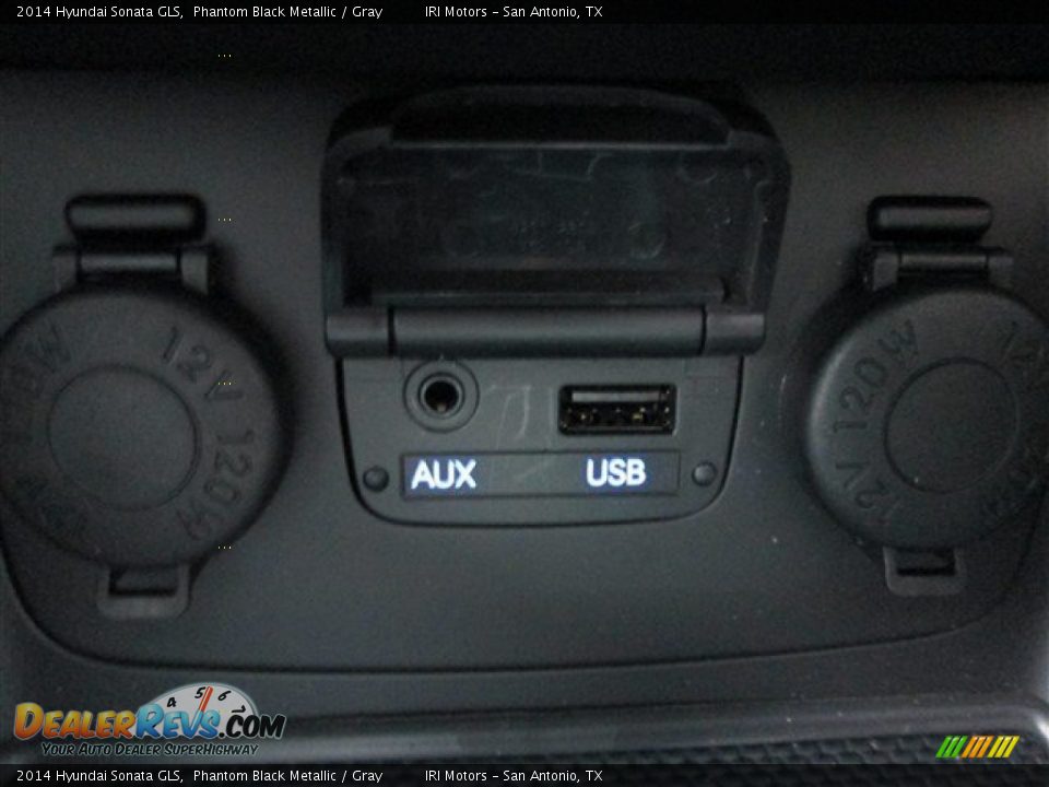 2014 Hyundai Sonata GLS Phantom Black Metallic / Gray Photo #15